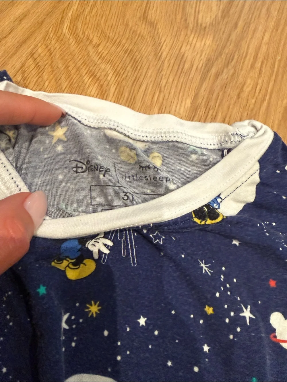 Little Sleepies Disney Navy Pajama Set